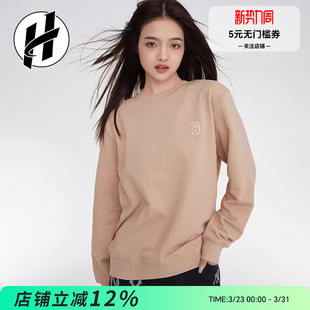 男装 MLB卫衣运动上衣情侣款 圆领套头休闲百搭套头衫