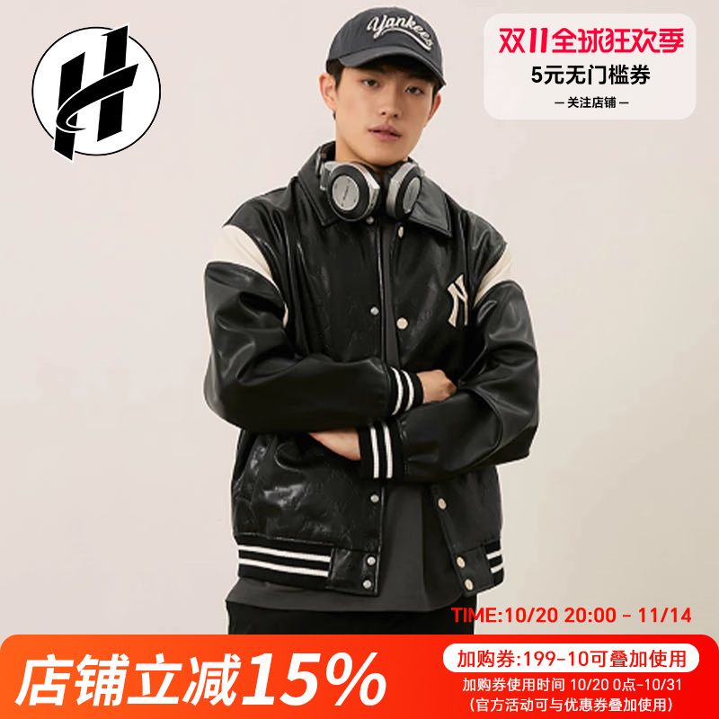 MLB老花系列早秋休闲风棒球服