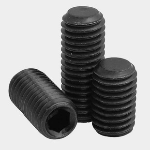 12.9级细牙平端紧定机米无头止付堵头螺丝M4M5M7M8 0.5x1x1.5 M27