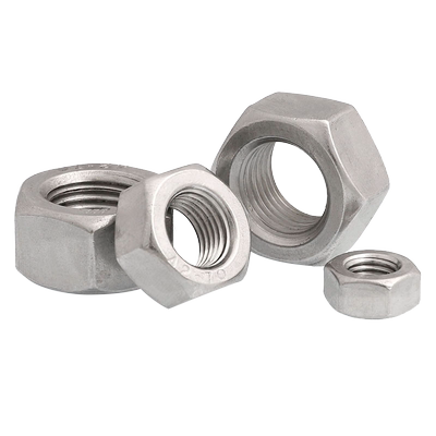 304不锈钢六角螺母DIN934螺帽小螺丝帽大螺栓帽M1M2M3M4M5M6-M45