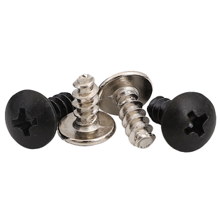 M3M3.5M4M5 304不锈钢大扁头平尾自攻螺丝钉蘑菇头螺钉子黑锌