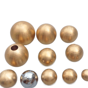 黄铜内牙圆球螺母光头帽花枝帽堵头螺帽装饰螺丝帽灯饰灯具配件