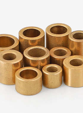 内径M3M4M5M6M8M10-M60粉末冶金含油轴承铜套铜轴套外径70衬套