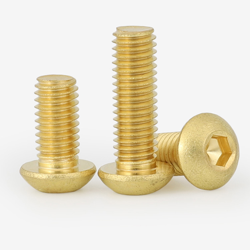 黄铜半圆头内六角螺栓DIN7