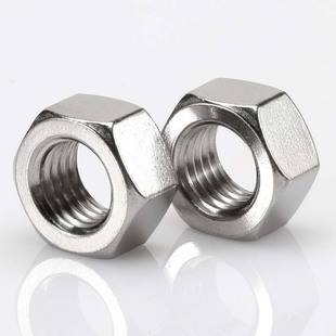 316 M160 304不锈钢六角螺母201小螺丝帽大螺栓M1M2M3M4M5M6M8M10