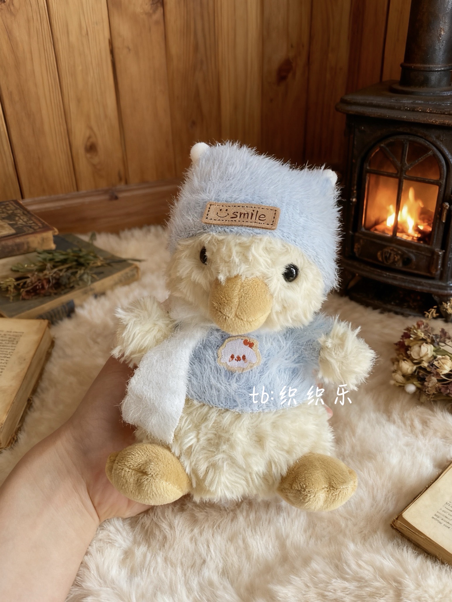 jellycat甜美鸭娃衣秋冬毛衣帽子围巾裙套装little系列送朋友礼物