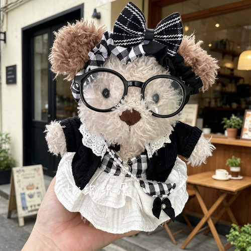 jellycat潦草小狗娃衣连衣裙
