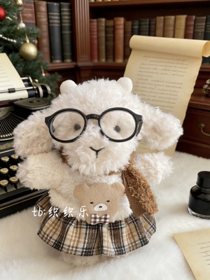 jellycat18cm山羊可爱娃衣秋冬裙子套装little系列可穿送朋友礼物