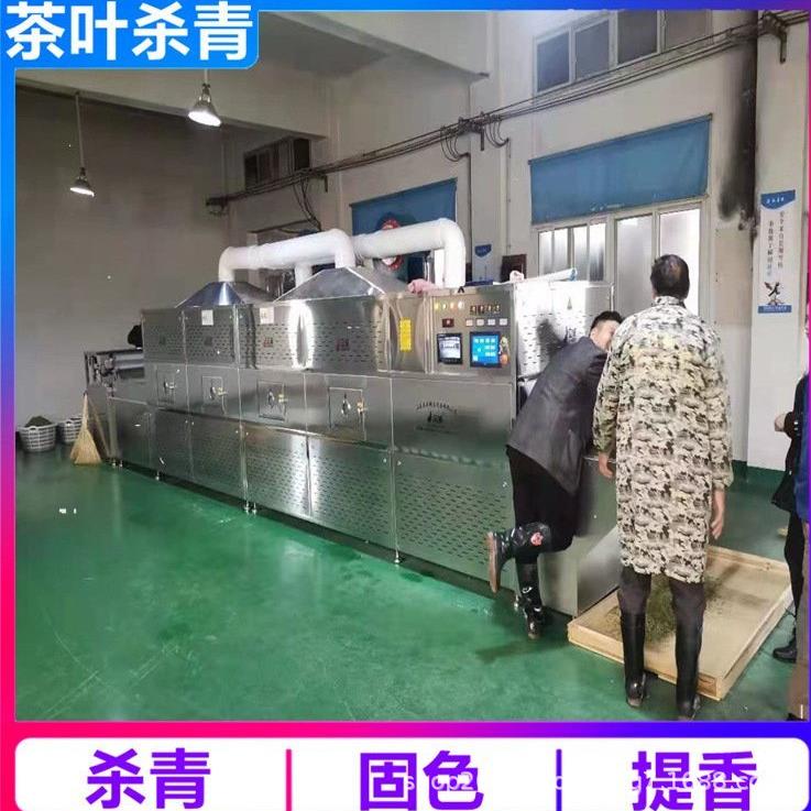 菊花花茶红茶微波杀青设备 荷叶桑叶茉莉花固色提香机