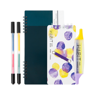 手帐马克笔习惯养成a5效率手册