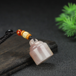 新疆金丝玉印章吊坠钥匙扣定制玉石篆刻素面印章篆刻姓名免费刻字