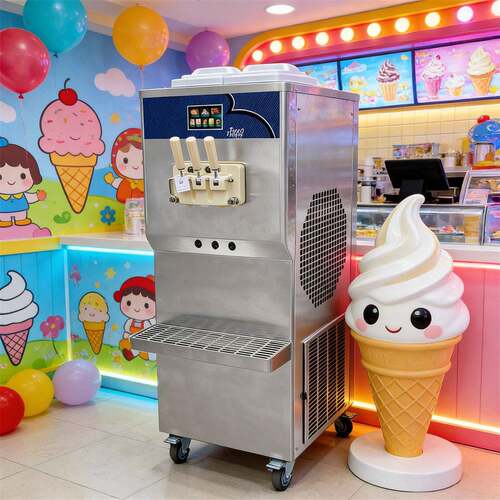 Goshen立式膨化软冰淇淋机器 Yogurt Soft Ice Cream Machine