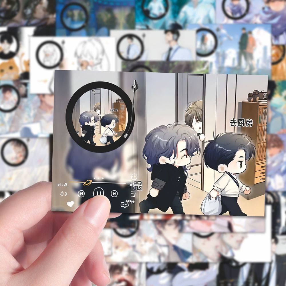 96张原耽背景图贴纸高颜值双男主音乐播放器壁纸帅气氛围感贴画