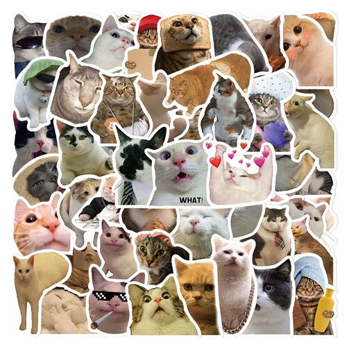 搞笑猫咪系列合集趣味装饰贴纸