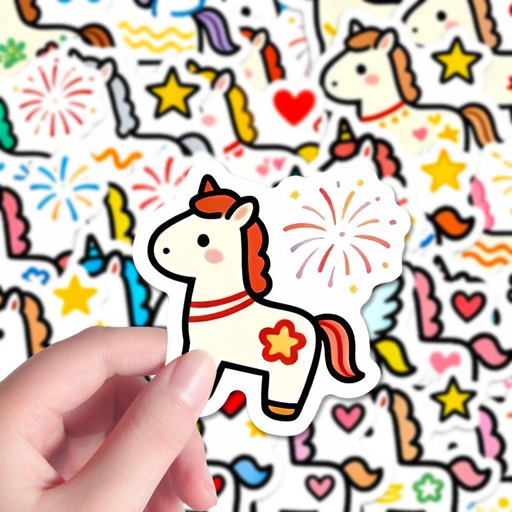 136张简笔画小马贴纸马年可爱卡通装饰创意装饰贴画diy手账本,文具电教/文化用品/商务用品,贴纸/立体贴纸,淘宝优惠券,粉丝福利购,淘宝优惠卷