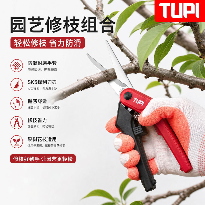 进口花剪园艺剪刀修枝剪专用剪刀园艺修剪修剪花卉园林园艺家用