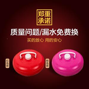 烫AA婆塑料加汤厚布套老式水捂子南瓜热子袋注水冬水季复古暖手脚
