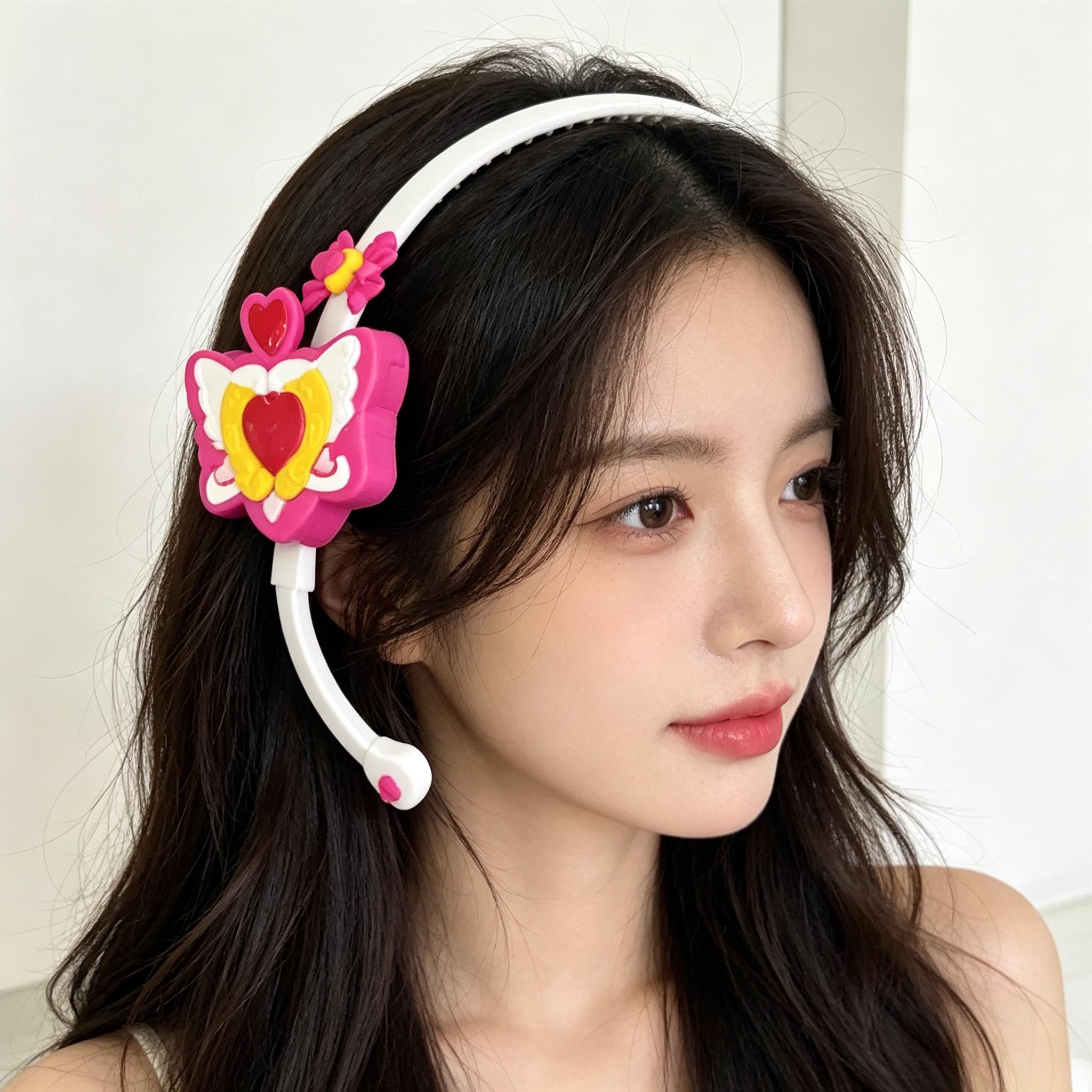 装扮道具小魔仙蝴蝶耳麦发箍创意