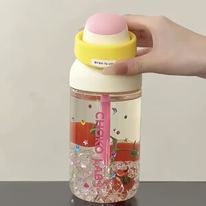 手提式双饮杯多巴胺水杯吸管杯大
