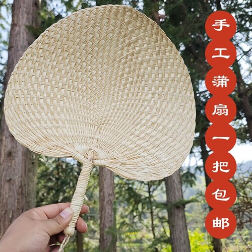 大蒲扇手工编织老式蒲草扇葵扇芭蕉扇夏季扇纳凉驱蚊老人草编扇子