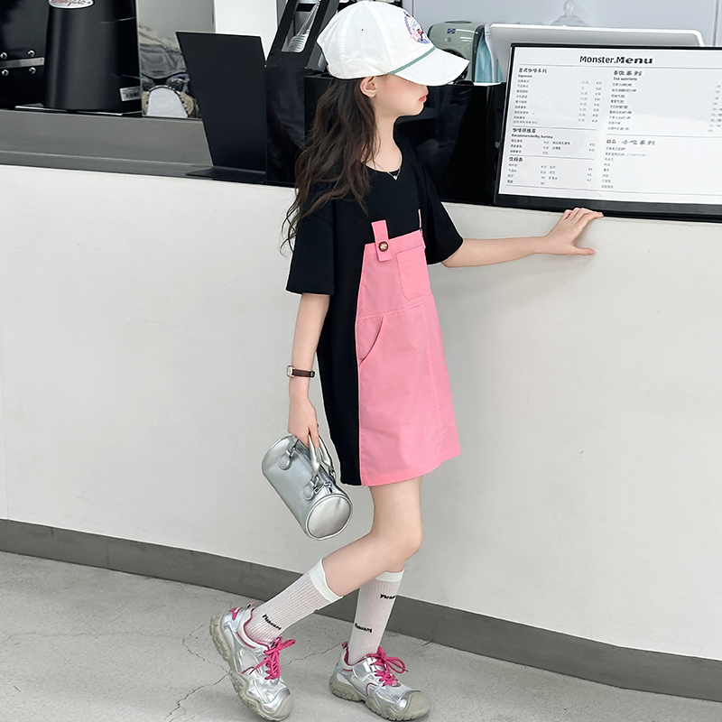 童装女连衣裙潮装夏装经典新款服饰夏日潮童小众夏潮穿搭精致甜美