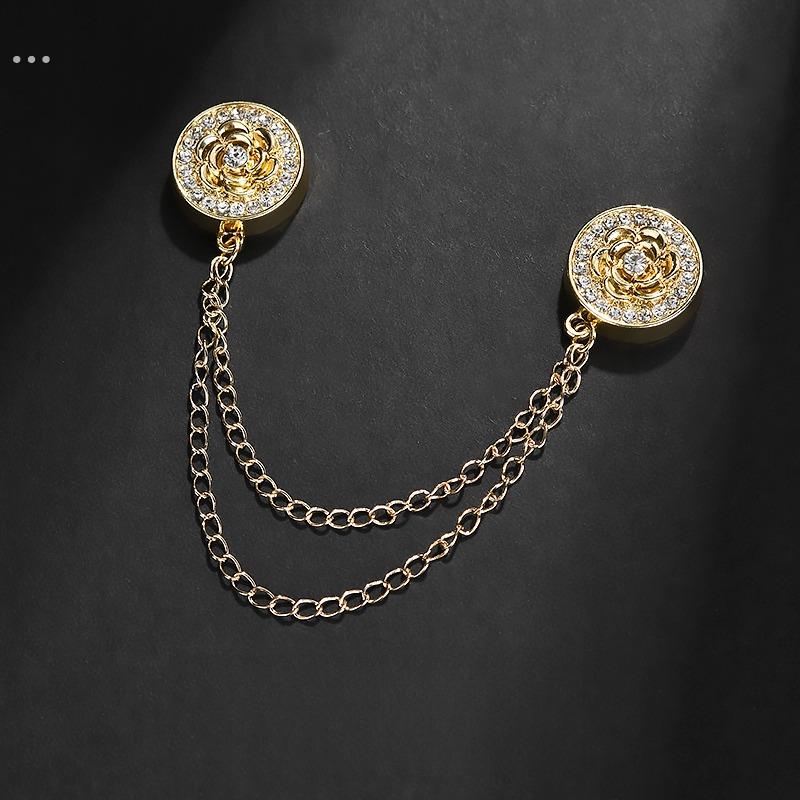 裤脚防拖地神器链条磁吸扣收裤子裤太长改短固定器袖子袖口裤腿夹