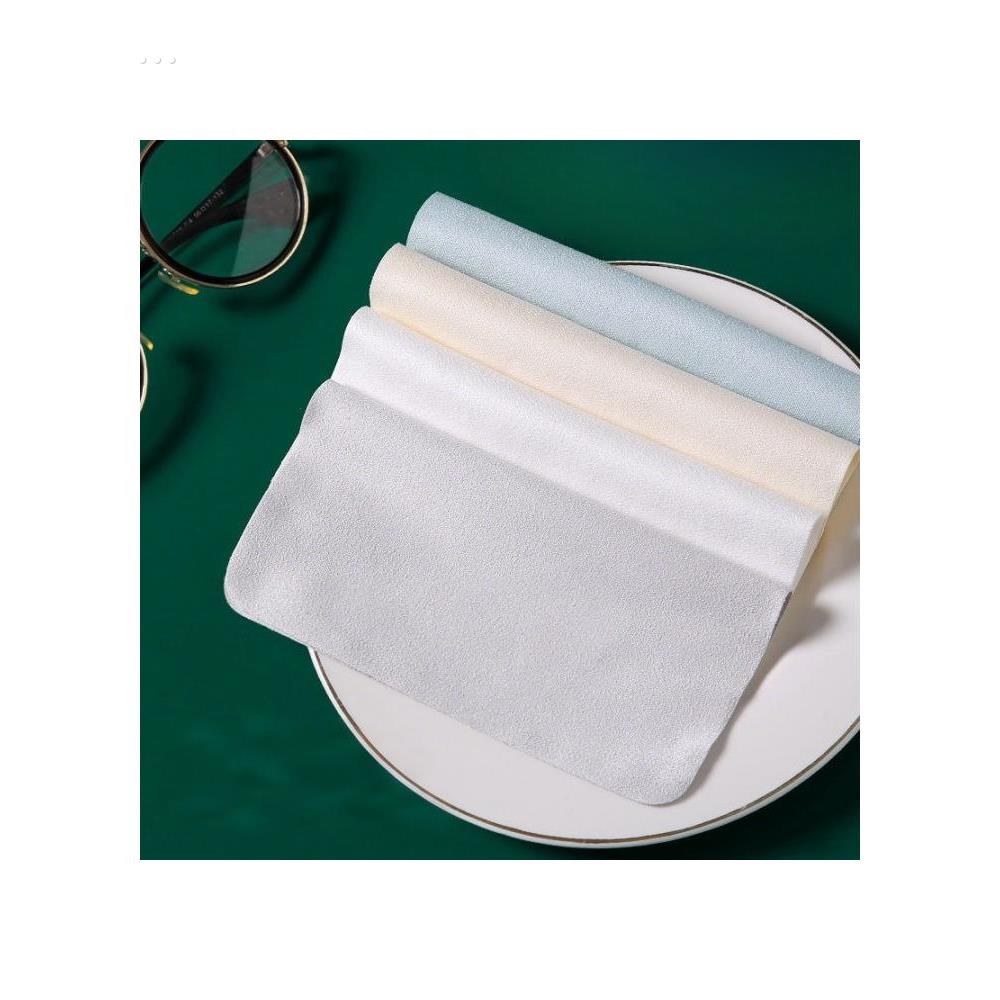 眼镜布高档麂皮绒防雾眼睛布不伤镜片擦拭手机屏幕专用超细纤维布