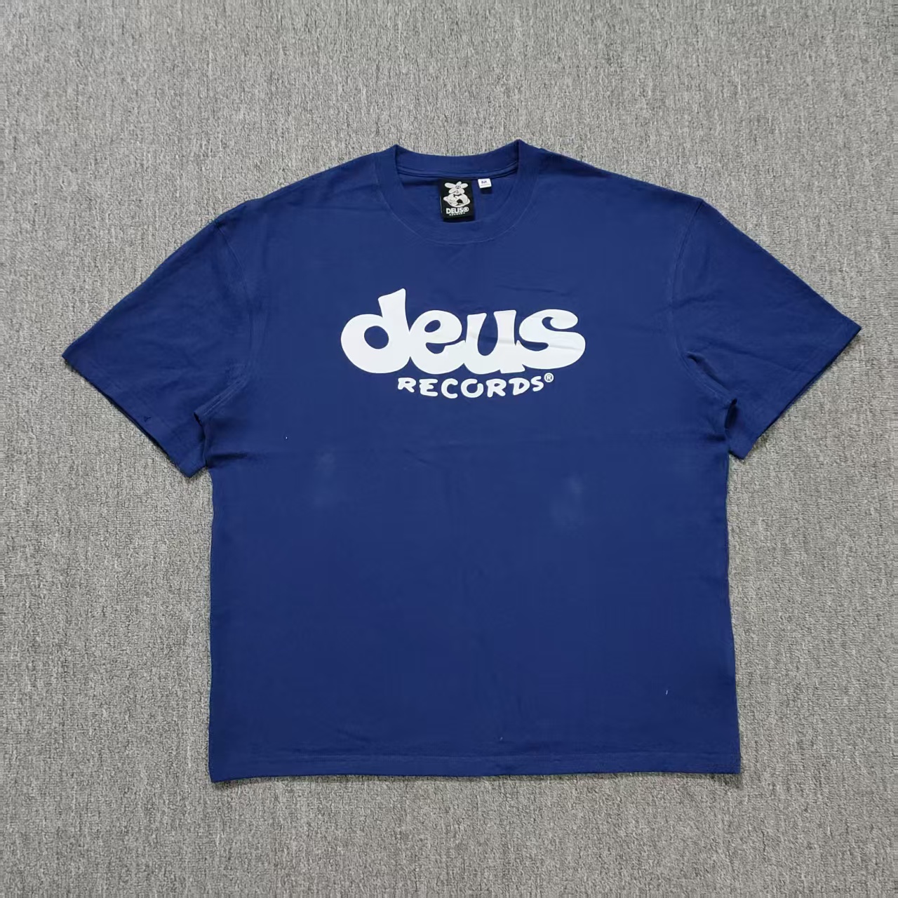 DEUS EX MACHINE 蓝色短袖T恤 新款印花