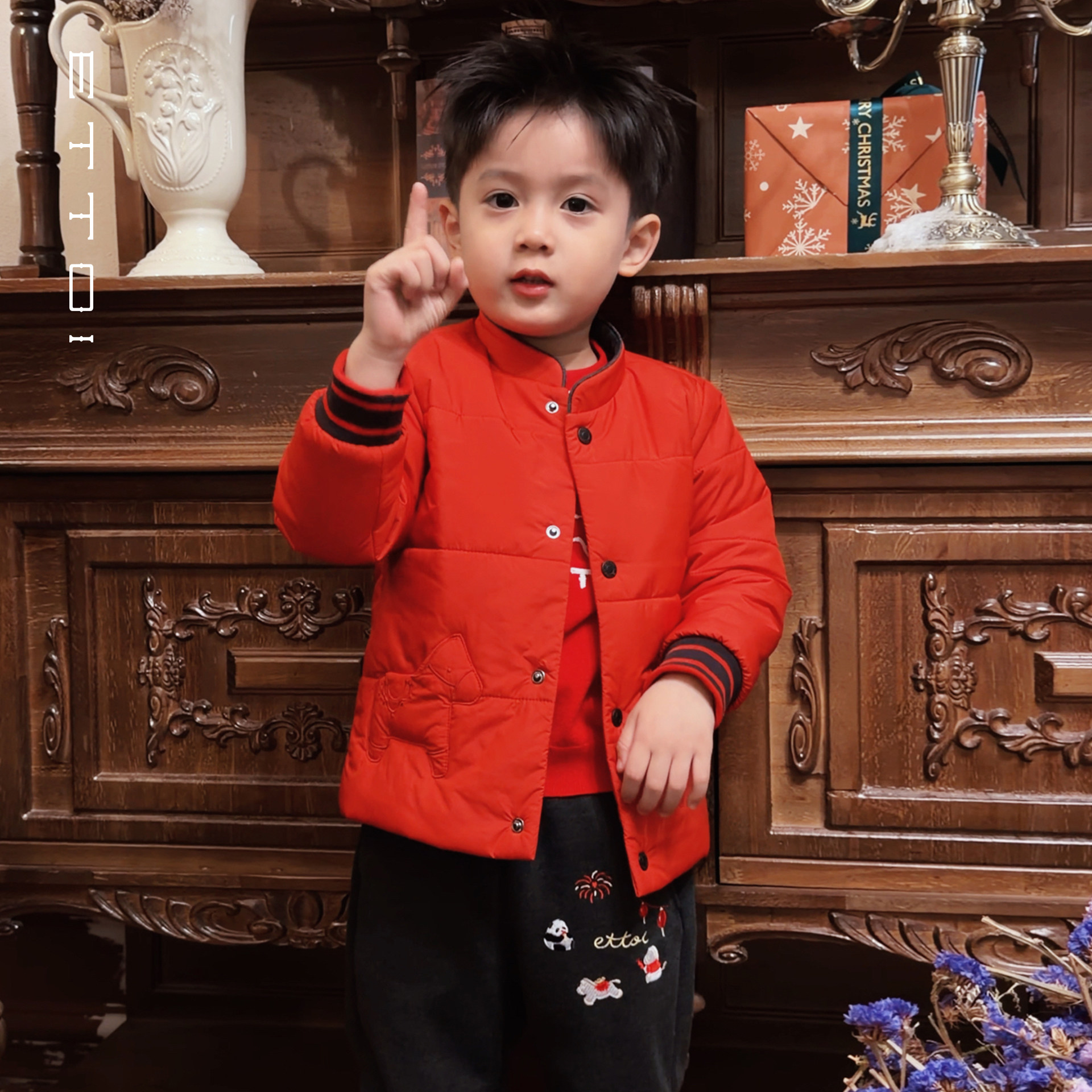 朗姿童装/ETTOI爱多娃男女儿童新年红色棉服拜年外套2026春季新款,童装/婴儿装/亲子装,棉袄/棉服,淘宝优惠券,粉丝福利购,淘宝优惠卷