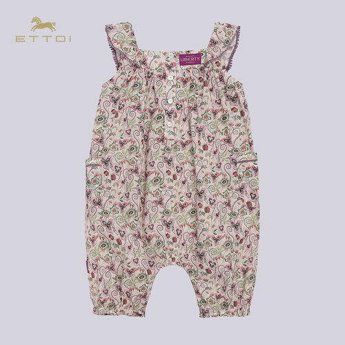 【Liberty利伯缇系列】ETTOI爱多娃女童无袖吊带连体服夏季新款