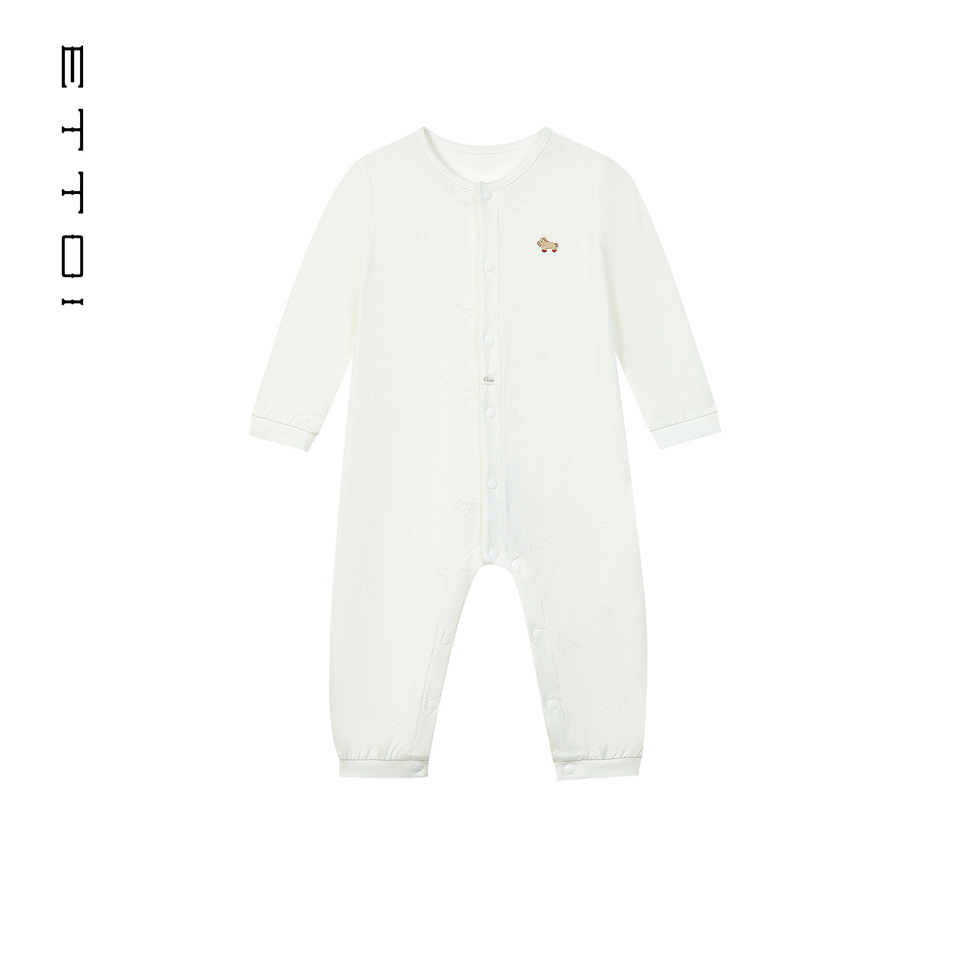 【莫代尔】ETTOI爱多娃新生儿连体服男女童长袖内衣2026春季新款