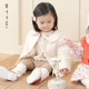 新款 朗姿童装 ETTOI爱多娃儿童棉服女童娃娃领夹棉上衣2025年秋季