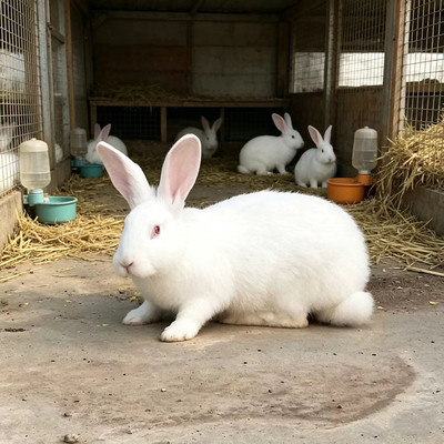 可挑选品种3-8斤可选兔子可食用