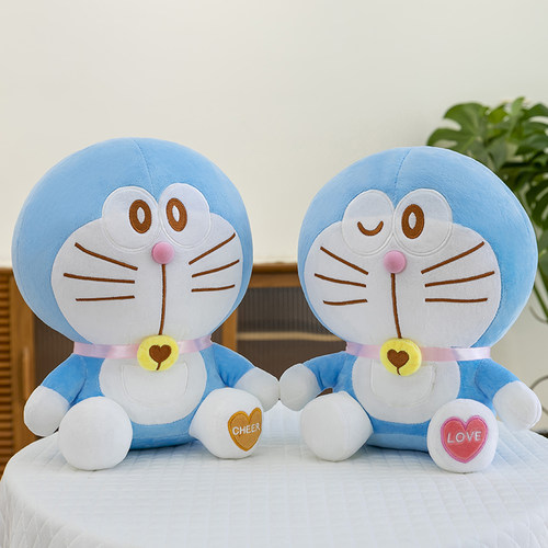 正品哆啦A梦毛绒玩具蓝胖
