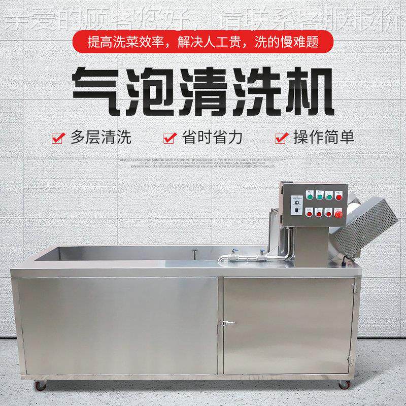 2.2米泡清洗机自动型商用果蔬清洗机PAN大气喷淋式清洗全设备清洗