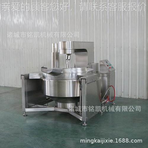 中央厨房炒机 全自食709动行堂炒菜菜机 大型炒制设备 星搅拌炒锅