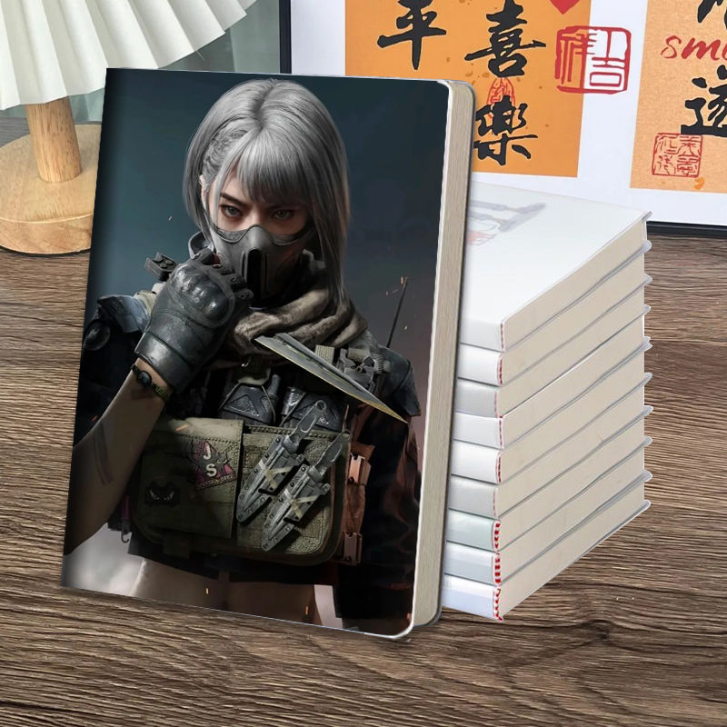 三角洲行动周边笔记本骇爪威龙