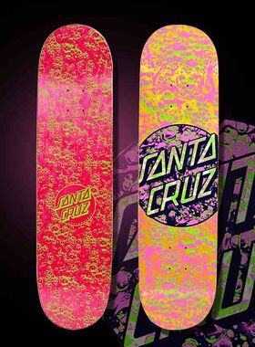 美国Santa Cruz滑板整板Hard Rock系列毒液经典logo代步双翘滑板