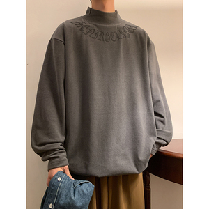 DR101-特批25 控48 抖音直播品半高领德绒双面保暖打底衫图片