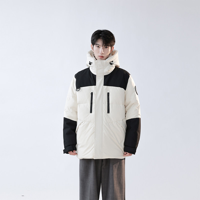 YR1270-P265控368无影墙冬季冲锋机能连帽羽绒服85%白鸭绒外套,男装羽绒服,电商A058-1（原电商C417）
