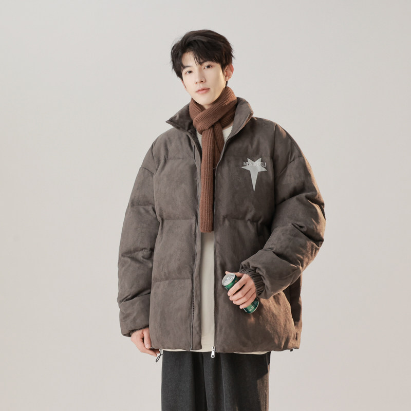 MY921-特P100-控148美拉德冬季美式复古仿麂皮棉服宽松棉衣外套,男装棉衣,电商A058-1（原电商C417）