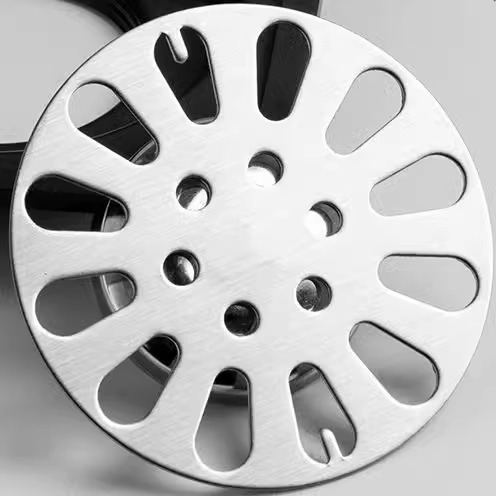 不锈钢浴室卫生间防头发地漏盖子圆形封口盖下水道过滤网片防臭芯