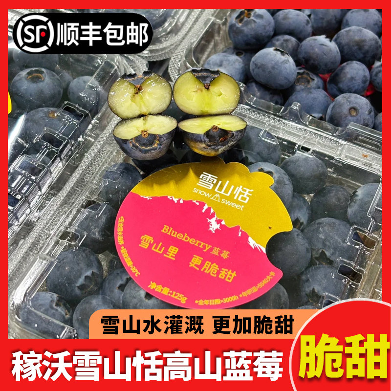 顺丰包邮雪山恬稼沃蓝莓