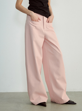 素舶 SUPERSCAPE 宽松直筒型 轻量感粗斜纹中空纱休闲长裤