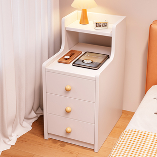 床头柜家用卧室20cm夹缝窄柜子小型储物收纳柜2026爆款床头置物架