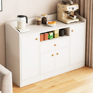 茶水柜置物柜家用靠墙边柜客厅立柜收纳架小柜子储物柜矮柜餐边柜
