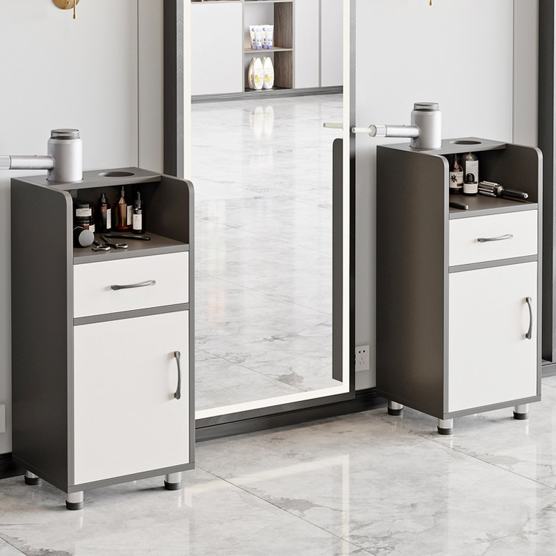 理发店专用工具柜美发店镜台剪发柜美容院小推车发廊吹风机置物架