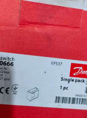 KPS37 060-310666 6-18bar丹佛斯压力开关现货议价