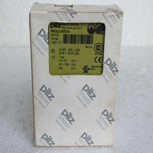 全新皮尔兹Pilz安全继电器 PNOZ e3.1p 24VDC 2n/o 现货 774139