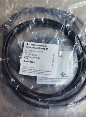 现货促销 全新原装 LEUZE 劳易测 K-DM12A-5P-2M-PVC 50104555